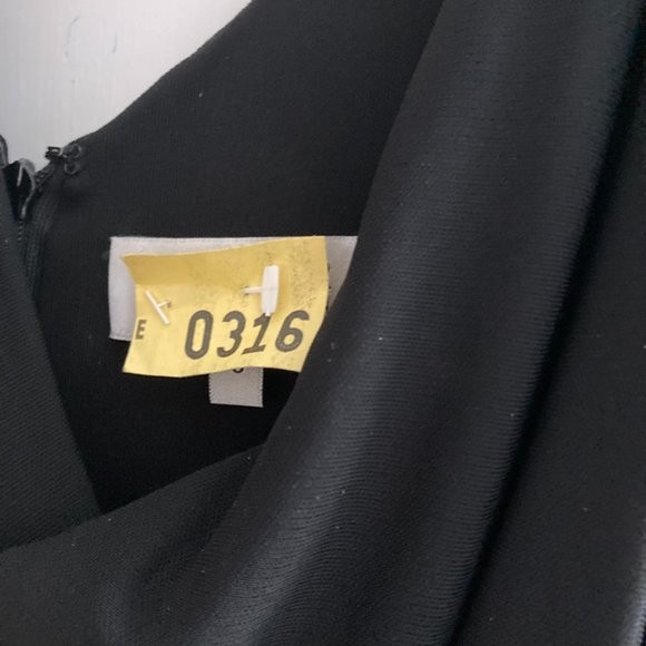 Rickie Freeman teri Jon black Gatsby Dress fall wedding guest - Picture 9 of 10